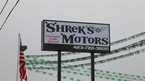 Shrek's Motors (Car dealer) is located in Johnson City, Tennessee, United States. Address of Shrek's Motors is 3732 Bristol Hwy, Johnson City, TN 37601, United States. Shrek's Motors can be contacted at +0. Shrek's Motors has quite many listed places around it and we are covering at least 19 places around it on Helpmecovid.com.